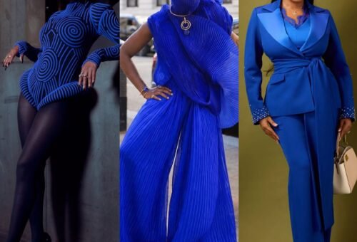 Three Stylish Ways Veekee James, Olandria and Tobe Ugeh Are Wearing Blue
