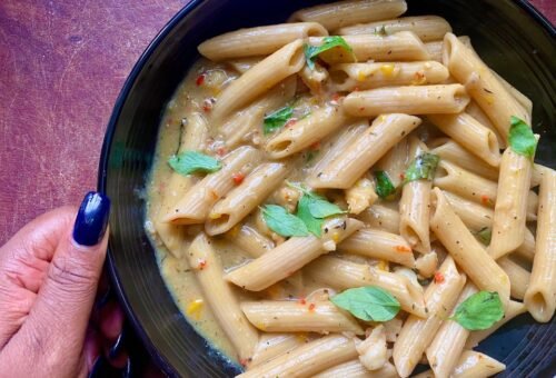Egusi Cream Pasta