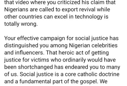 “Your mimicry of Pastor Arome is path out of propriety” — Fada Oluoma warns VDM