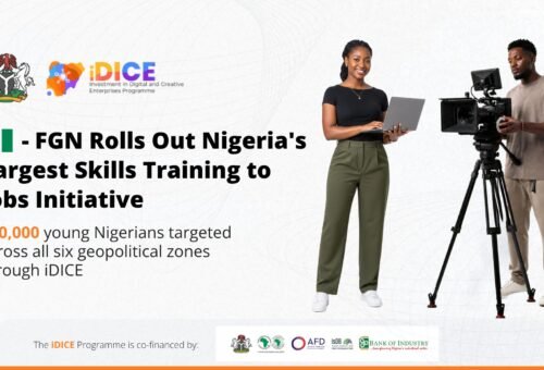 Federal Government Rolls Out the largest Skills-to-Jobs Initiative in Nigeria’s File, Across The iDICE Programme