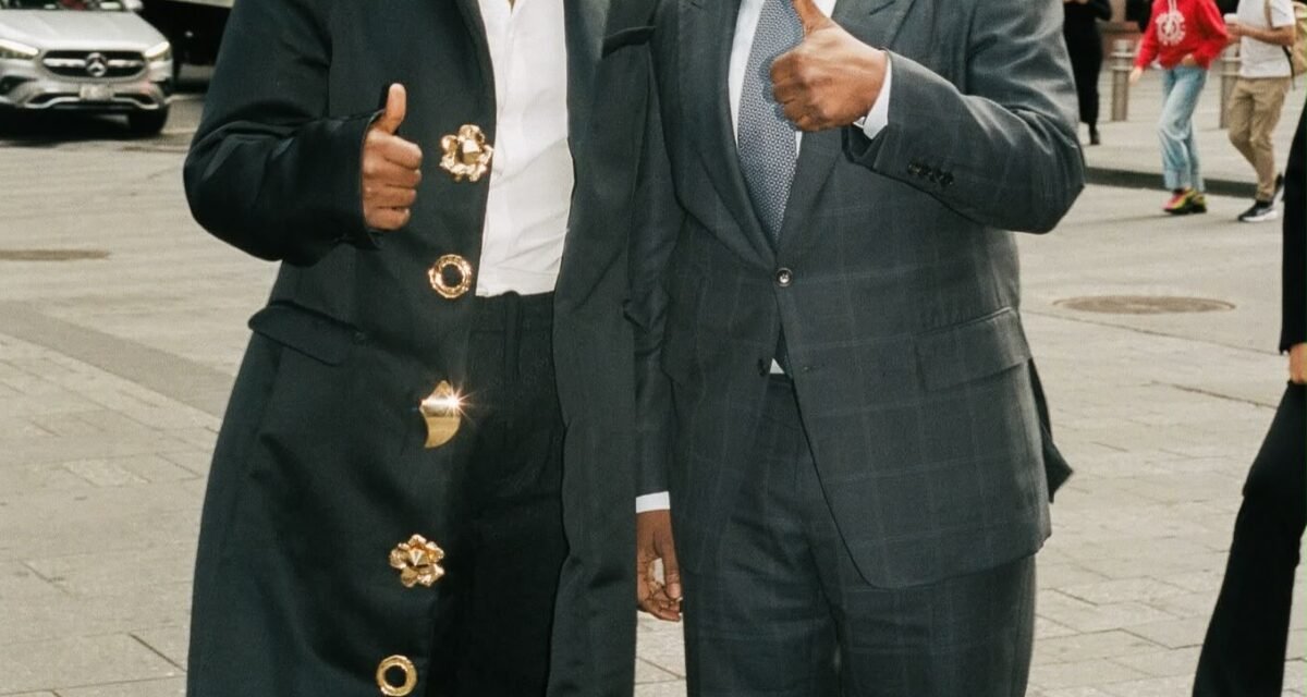 Davido Joins Aliko Dangote in NYC Times Square to Unveil Dangote Refinery Billboard | See Photos