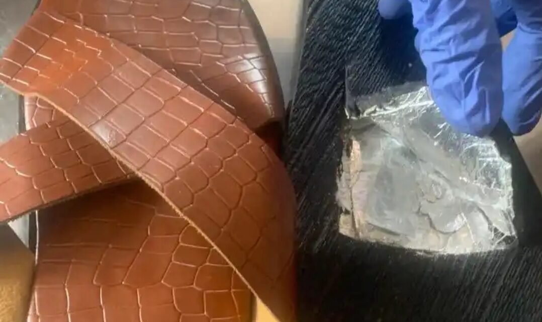 “Decline Parcels Given To You To Send Abroad” — NDLEA Cautions Nigerians Subsequent to Discovering Drugs Concealed In Leather Slippers “Decline Parcels Given To You To Send Abroad” — NDLEA Cautions Nigerians Subsequent to Discovering Drugs Concealed In Leather Slippers