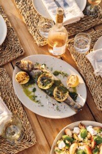 This Whole Grilled Fish Brings Beach Club Energy to Your Table This Whole Grilled Fish Brings Beach Club Energy to Your Table
