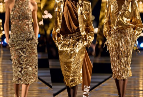 Anthony Vaccarello Turns Saint Laurent Spring/Summer 2027 into a Golden Farewell