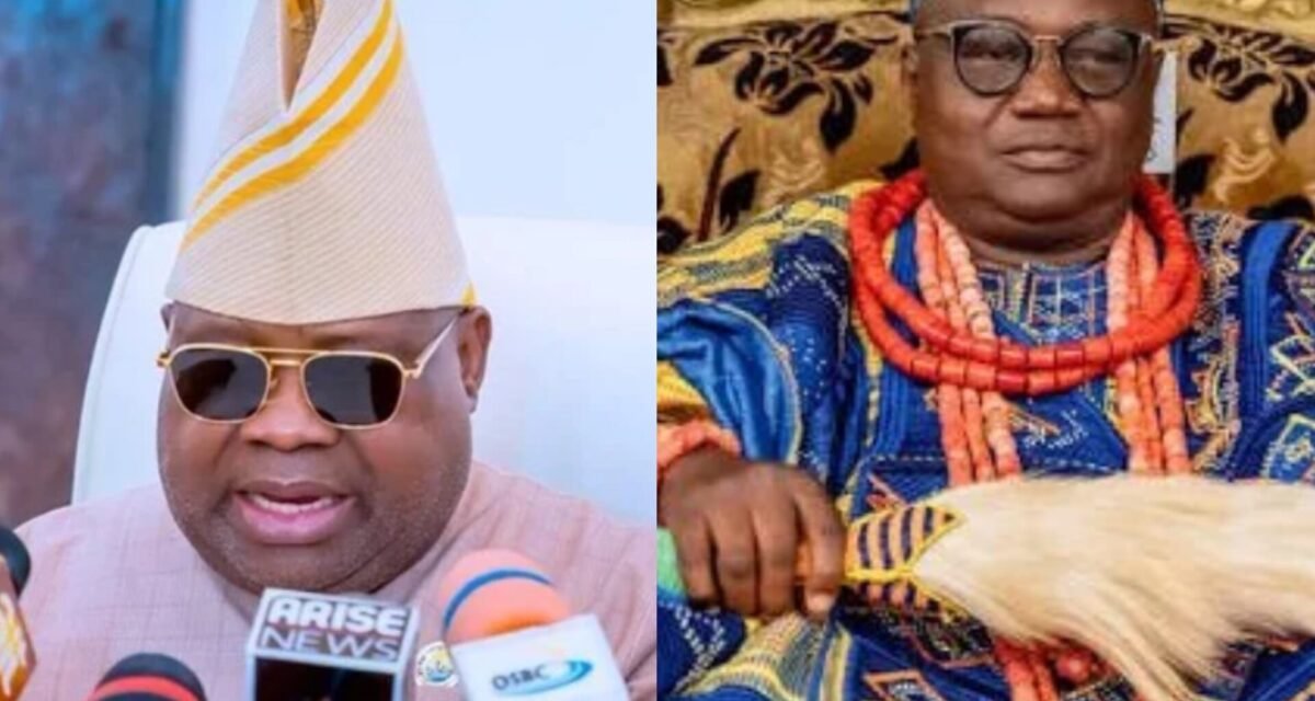 Gov Adeleke, Ataoja Osogbo in recent row over Osun Iyaloja Widespread appointment Gov Adeleke, Ataoja Osogbo in recent row over Osun Iyaloja Widespread appointment