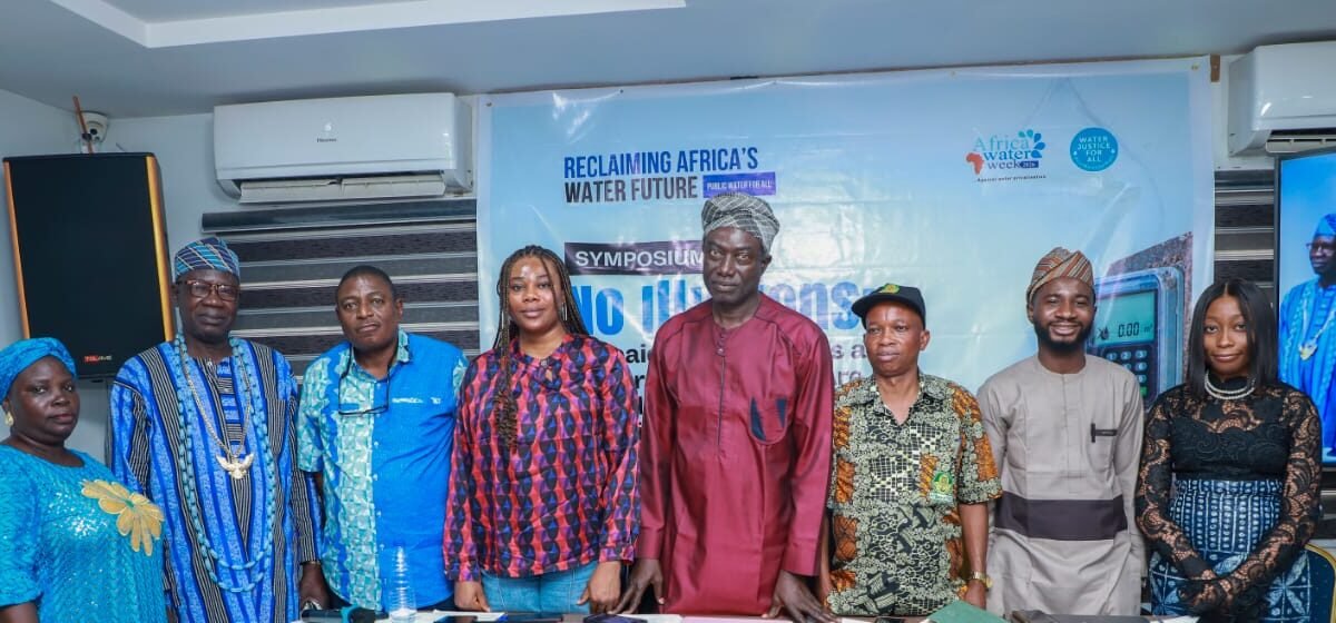CAPPA, activists, labour group reject Lagos water privatisation, metering, demand public investment