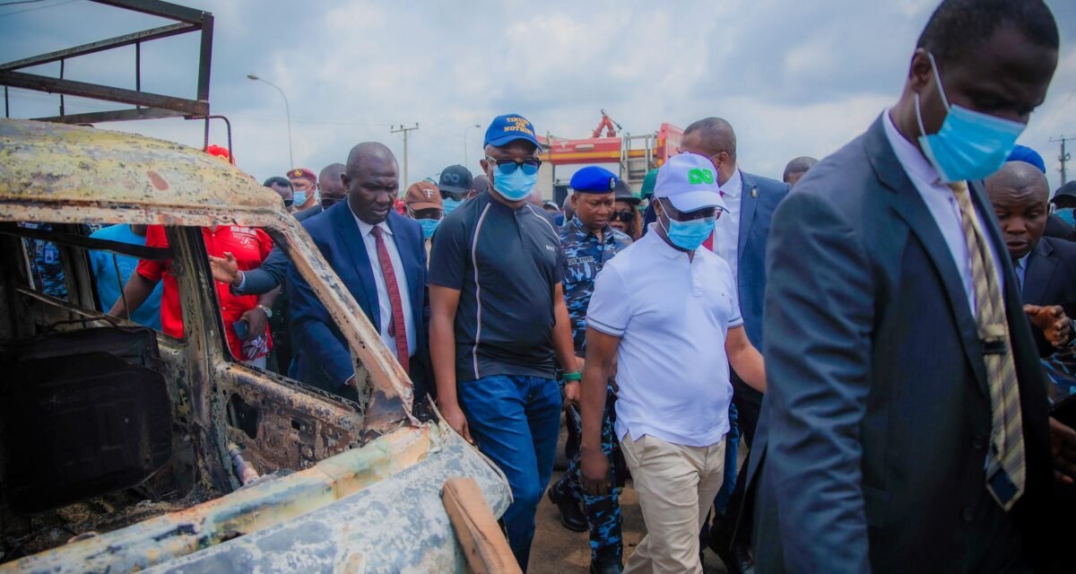 Edo fire: Okpebholo blames tanker owner, promises to rebuild market