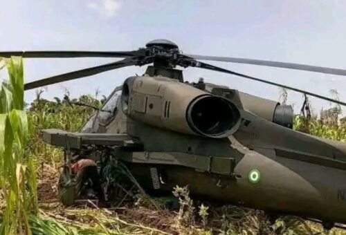 NAF helicopter makes precautionary landing in Makurdi after Benue operation