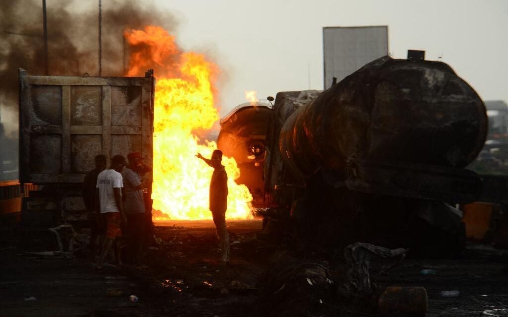 Petrol Tanker Reportedly Catches Fire In Delta