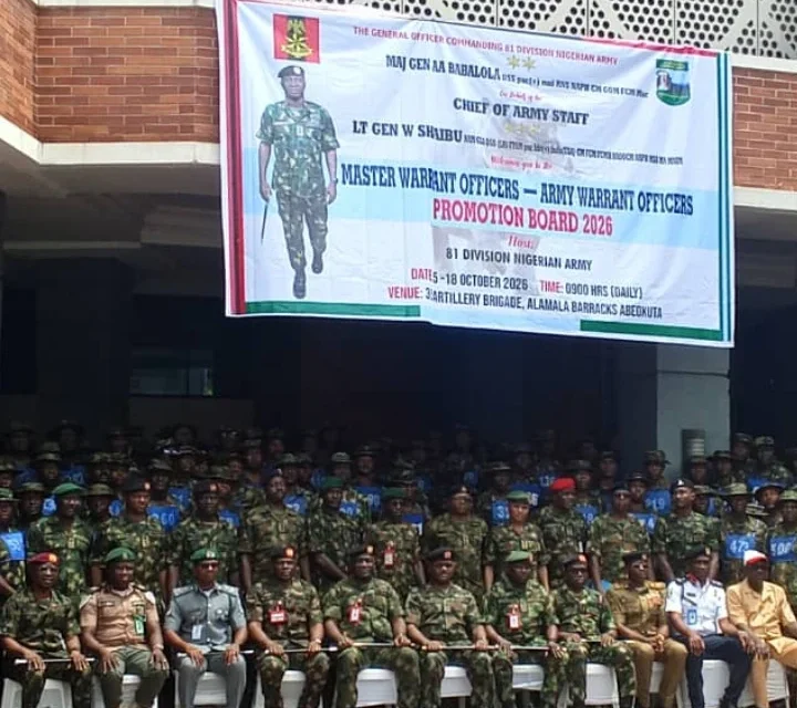 Promotion Exercise: Army Chief Tasks 490 Officers On Discipline Promotion Exercise: Army Chief Tasks 490 Officers On Discipline