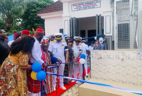 Navy ​‌‌​‌‌​‍⁠⁠‍​‌​‌​​‍⁠‌​donates Solar-powered Borehole, Reconstructed Cultural Hall To Imo Community