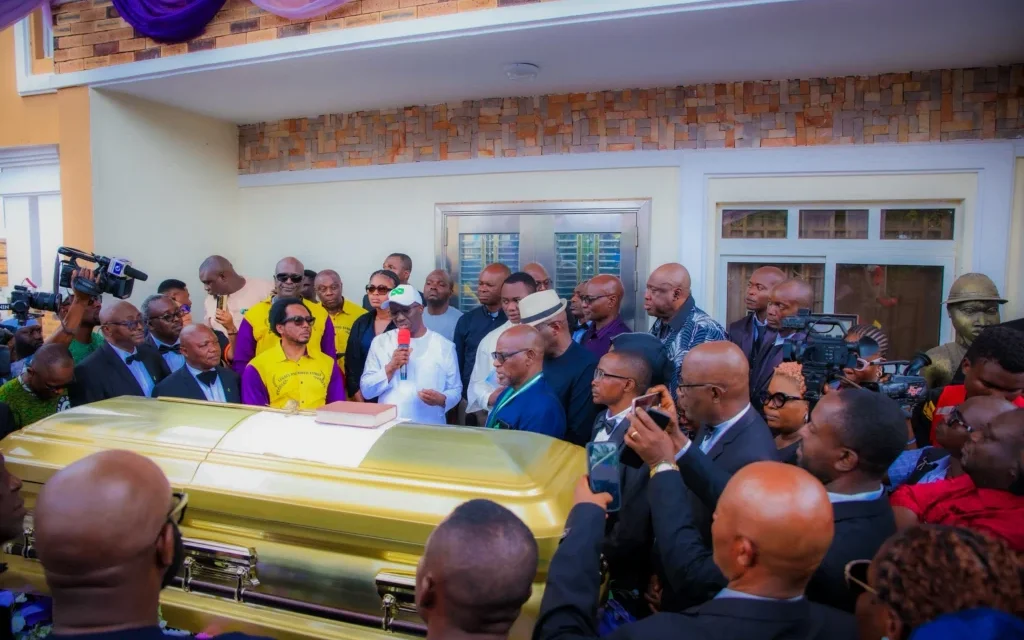 Okpebholo Receives Late Orbih’s Remains At Benin Airport
