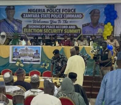 Zamfara Police Conduct Peace Accord Signing For Parties