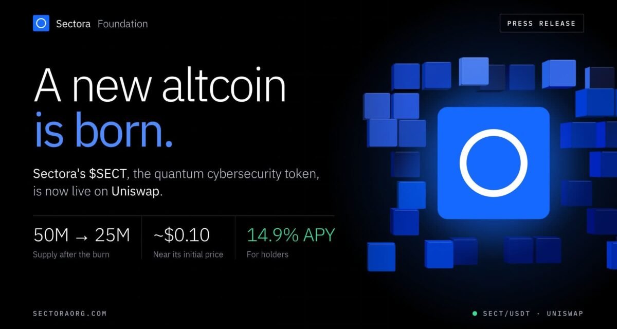 Sectora Foundation Announces Final Testing of Four Products and $SECT Token Availability on Uniswap