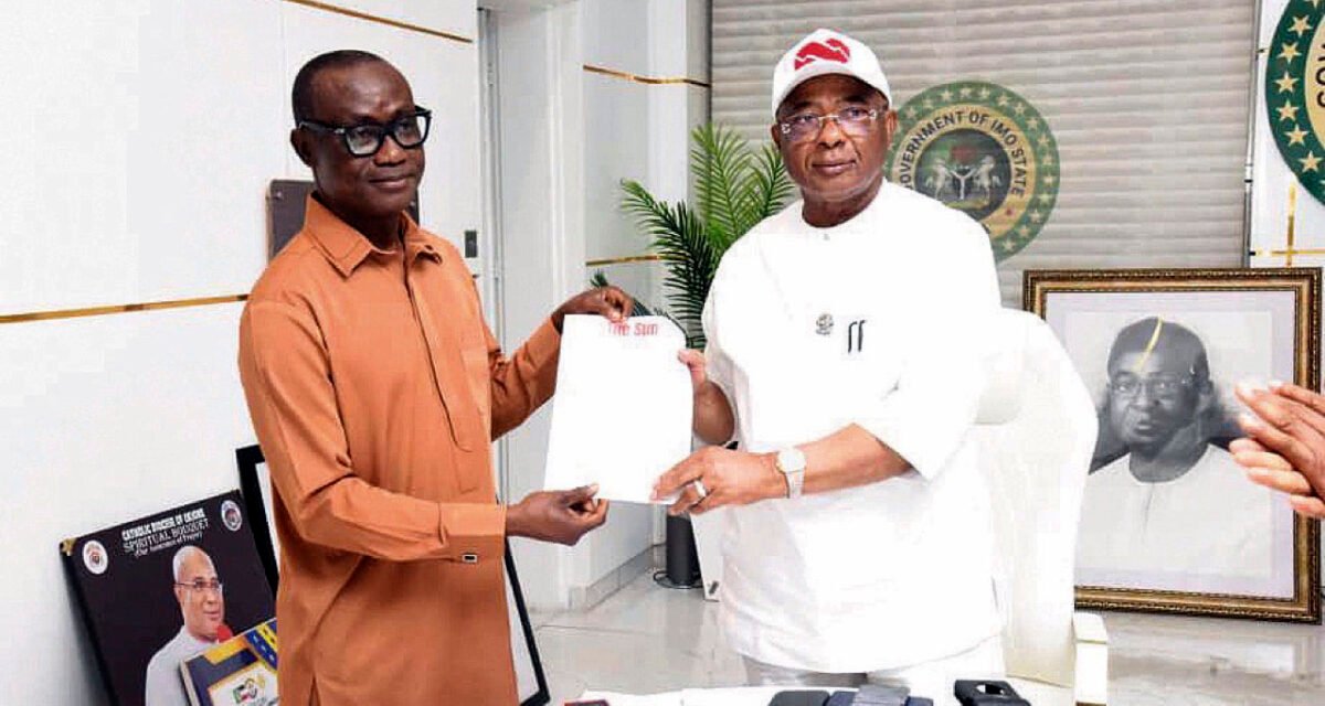 Uzodimma dedicates The Sun Man of the Year Award