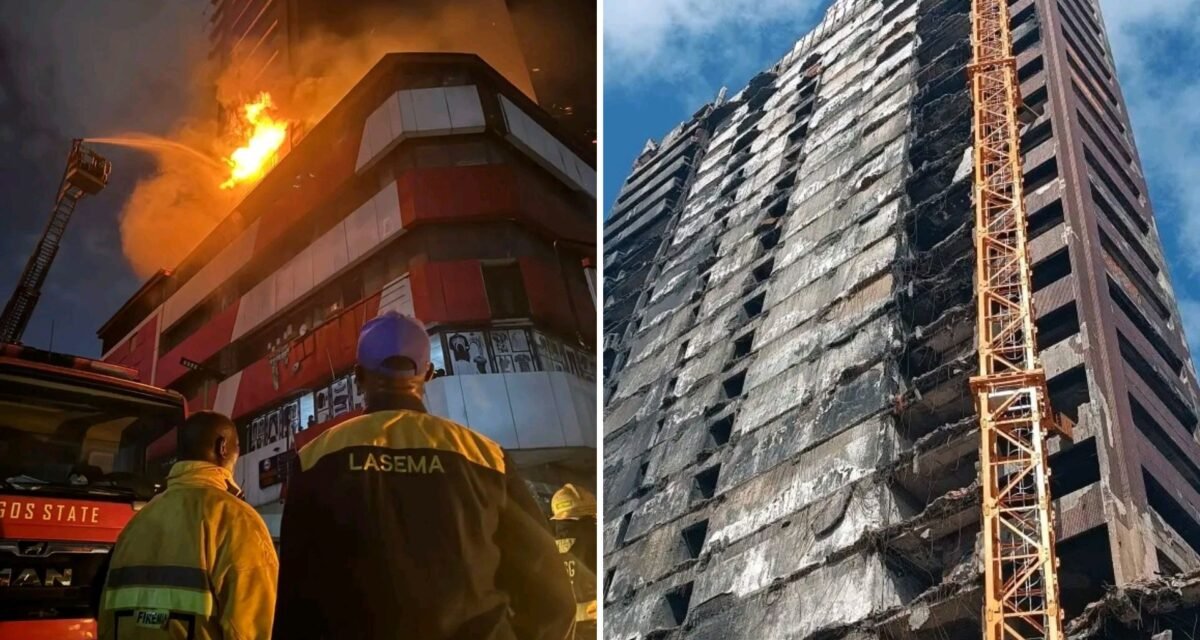 Lagos govt announces demolition of fire-damaged GNI building