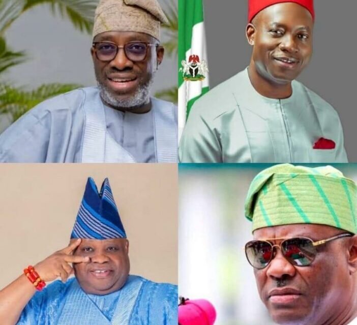 How Wike, Adeleke, Soludo, Dankwambo Hope To Shape Tinubu’s 2027 Re-Election Coalition