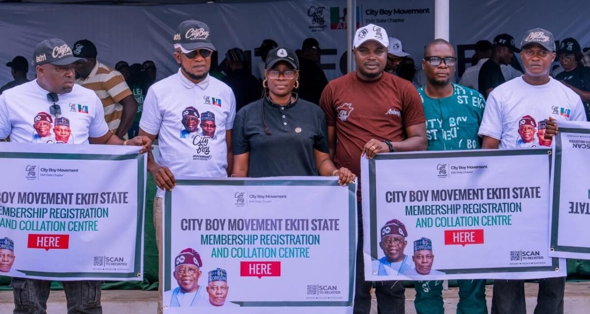 City Boy Movement targets 200,000 members in Ekiti statewide drive
